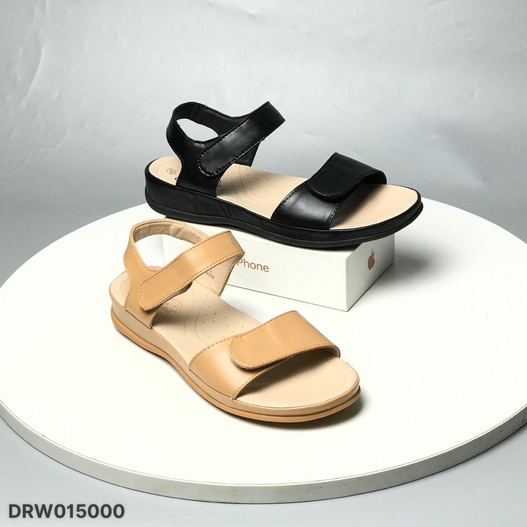 Sandal nữ ❤️FREESHIP❤️ Dép quai hậu nữ quai quai dán cá tính DRW015000