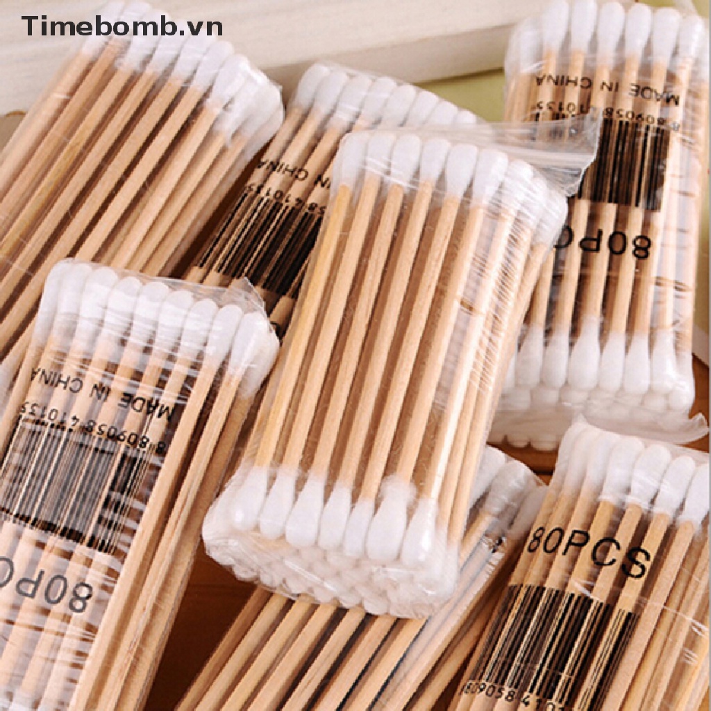 [Hàng mới về] Túi 30-35 tăm bông chất lượng cao tiện lợi