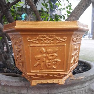 Khuôn đúc chậu lục giác ABS 20x17cm