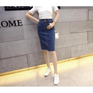 [size đại] CHÂN VÁY JEAN BÚT CHÌ BIG SIZE