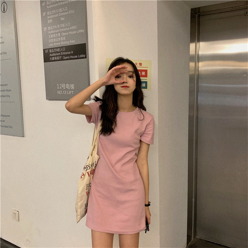 Đầm Nữ Ngắn Tay Thời Trang Hàn Quốc