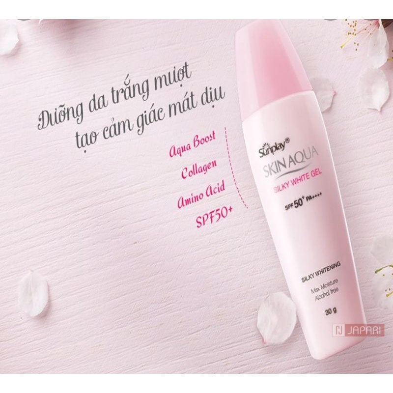 Sữa Chống Nắng SUNPLAY SKIN AQUA Clear White Dưỡng Da Trắng Mịn Tối Ưu SPF50+ PA++++ - 55g