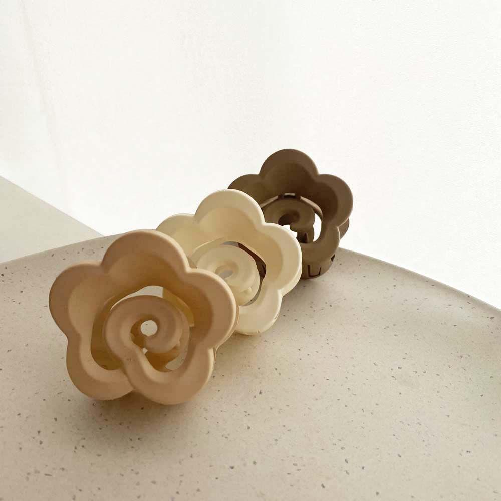 Kẹp Tóc Càng Cua Hình Hoa Hồng Đơn Giản Thanh Lịch