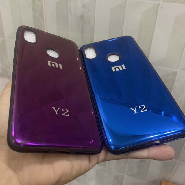 Ốp lưng bóng kính màu Redmi Y2