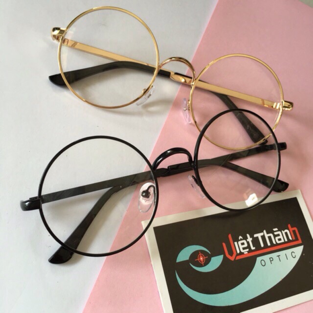 Kính Tròn Tên Chất Liệu Kim Loại Hàng Đẹp Mắt Kính Tròn Xoe ( Kính Tròn HARRY POTTER )