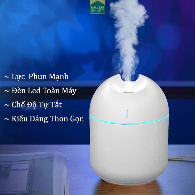 Đèn Xông Tinh Dầu Phun Sương Tạo Ẩm - Máy Xông Tinh Dầu Mini