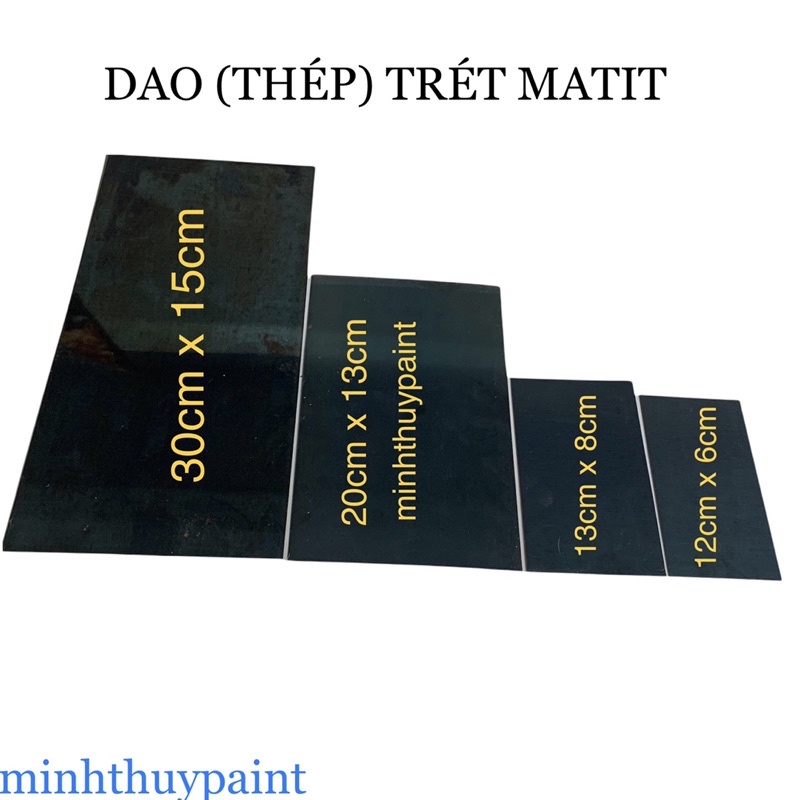 Dao trét Matit (thép) chuyên dụng sơn ô tô,xe máy