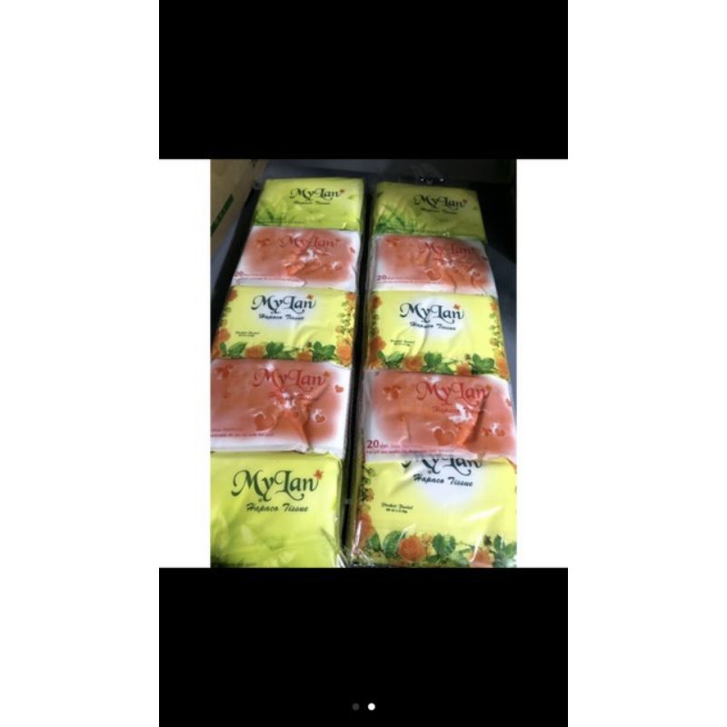 Khăn giấy khô bỏ túi my lan