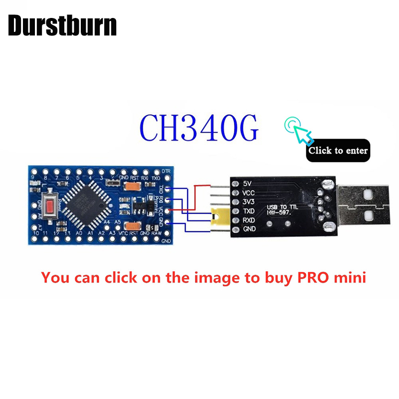 Bảng mạch nâng cấp CH340 USB sang TTL CH340G chất lượng cao