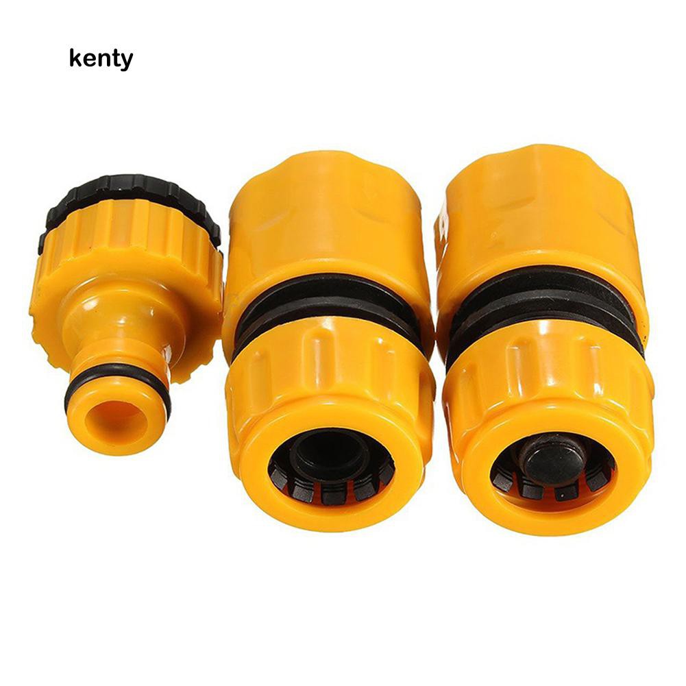 Kt KT KT Ktt★Set 3 Đầu Nối Ống Nước Tưới Cây 1 / 2Inch 3 / 4Inch