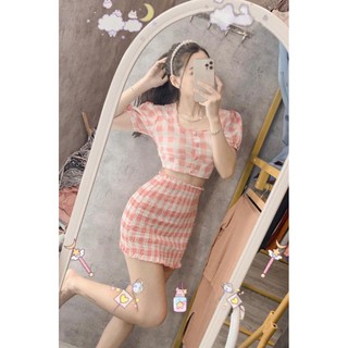 Set váy body nhún sexy 2 kiểu