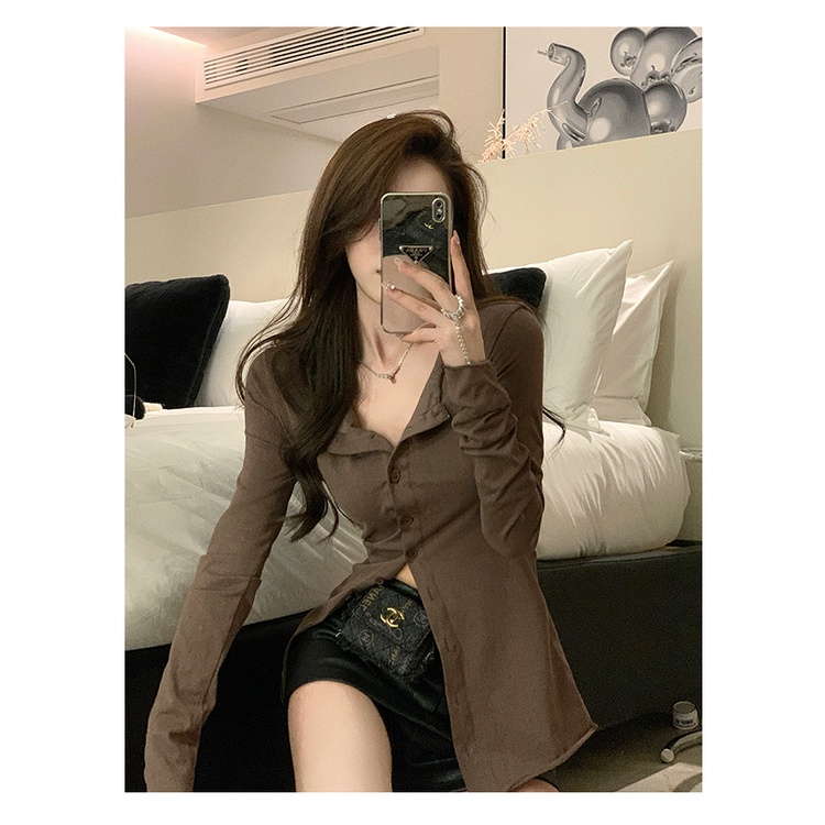 Áo cardigan Tay Dài Thoáng Khí Thời Trang Phong Cách Hàn Quốc Cho Nữ