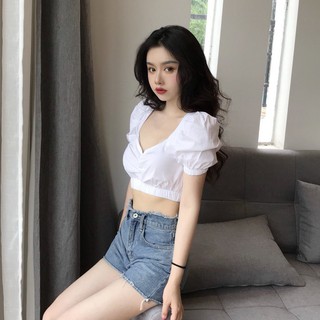 Áo Croptop Tay Phồng