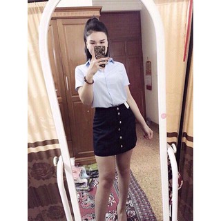 ÁO SƠ MI NỮ NGẮN TAY CÔNG SỞ