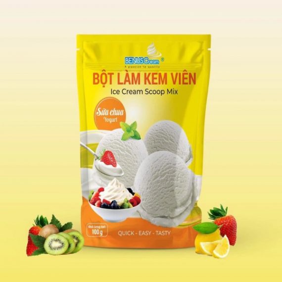 Bột Làm Kem Viên Các Vị BENUSCream gói 100g