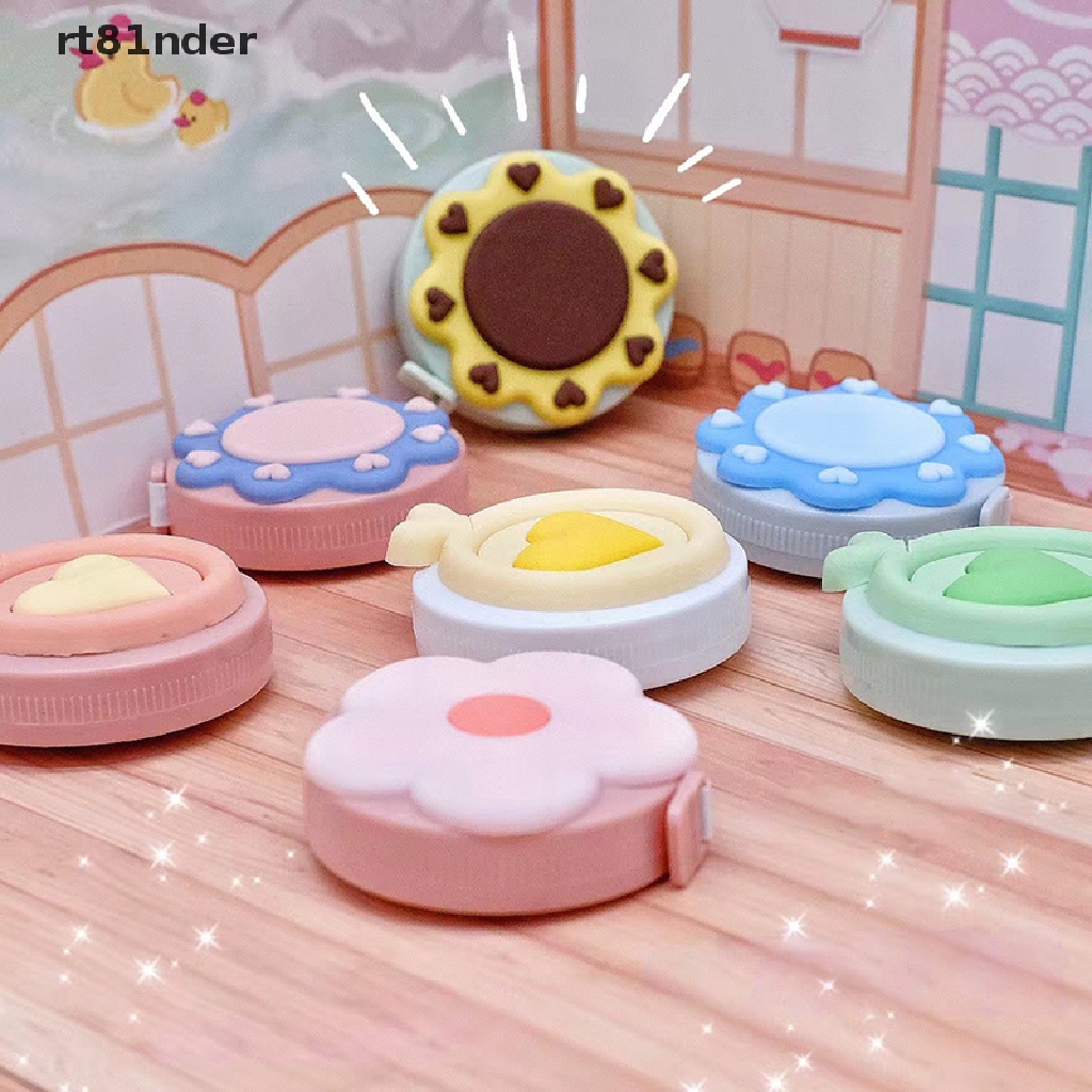 Rt Thước Dây Da Mềm Mini Di Động Đo Chiều Cao / Mông / Eo Có Thể Thu Gọn Cho Trẻ Em n