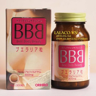 Viên uống nở ngực BBB Orihiro Nhật Bản 300 viên