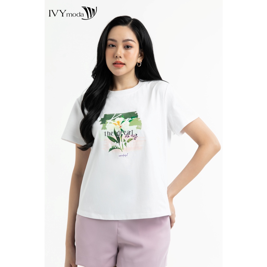 Áo Thun nữ The Great Moment IVY moda MS 57M7471