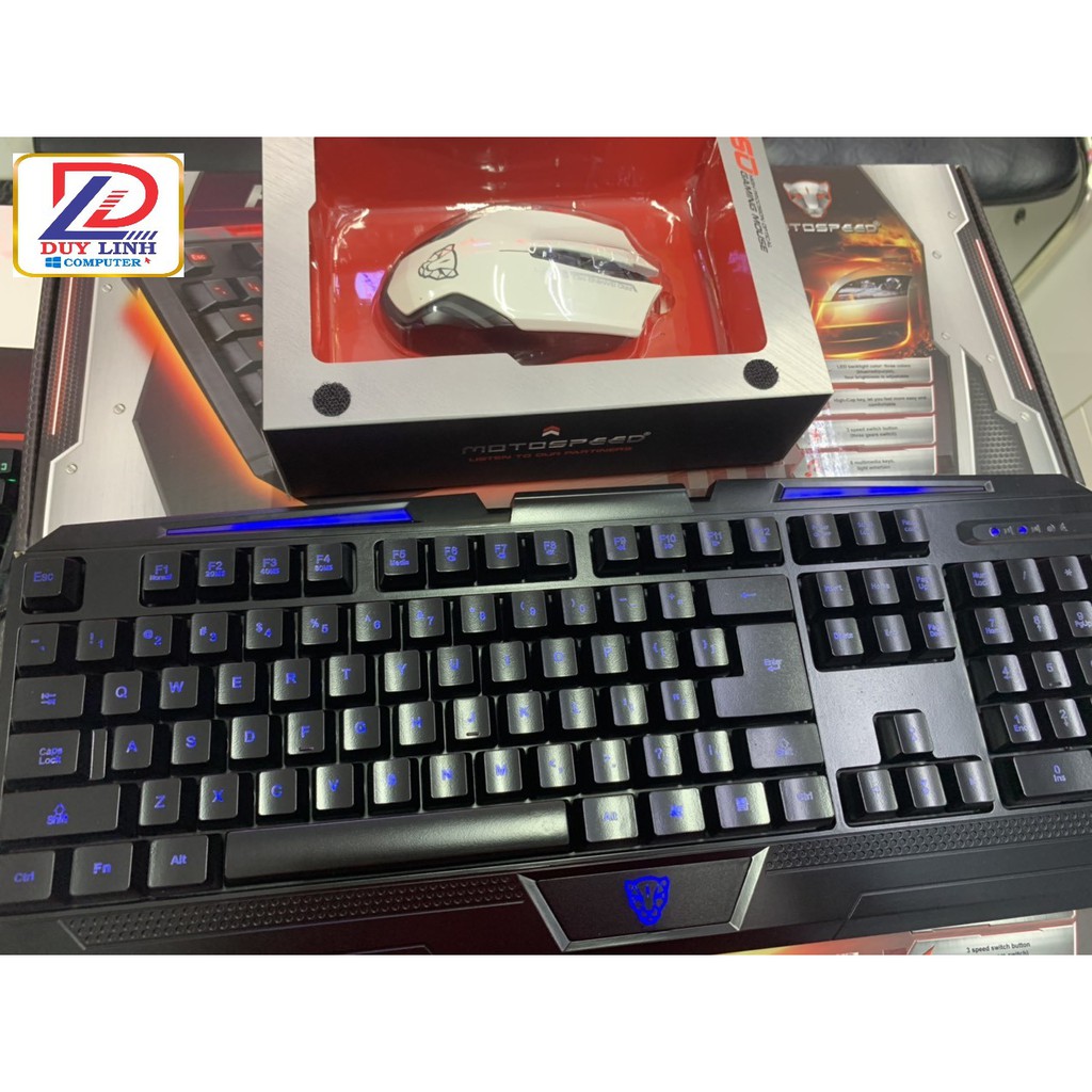 BÀN PHÍM GIẢ CƠ MOTOSPEED K60L LED GAMING (ĐEN)