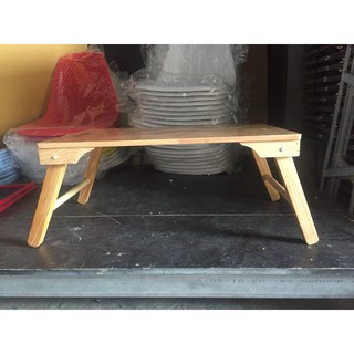 Bàn gấp mặt gỗ cao su chân thang Gem Decor