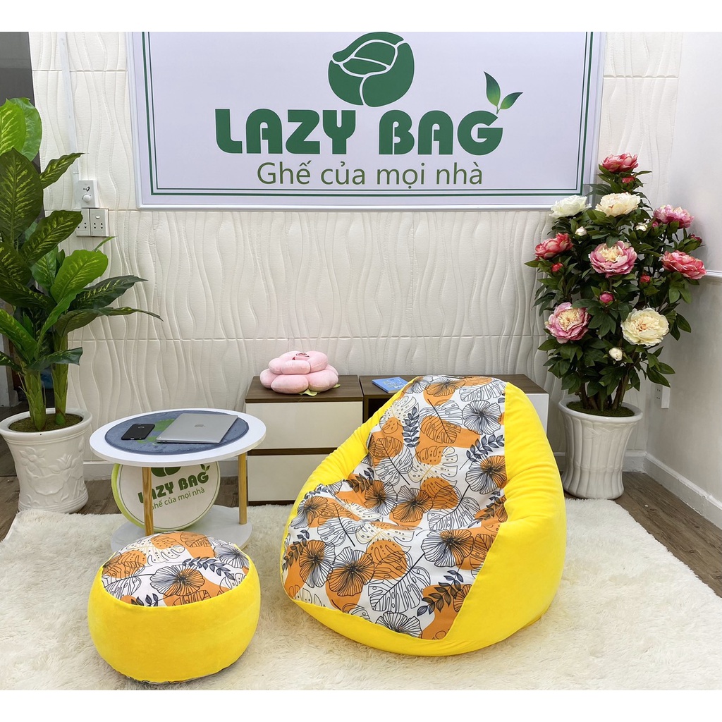 Ghế hạt xốp giọt nước đa năng size L phù hợp cho mọi lứa tuổi