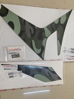 Tem exciter camo xanh lá