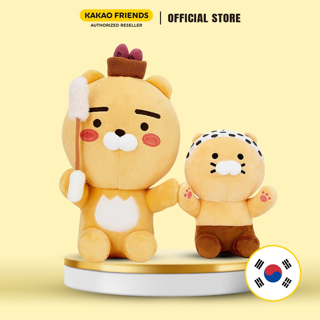 Set Thú Nhồi Bông Kakao Friends Ryan Choonsik Dọn Dẹp
