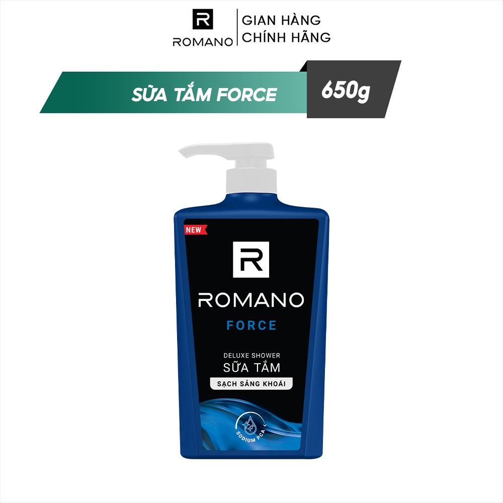 Sữa tắm Romano hương nước hoa 650g