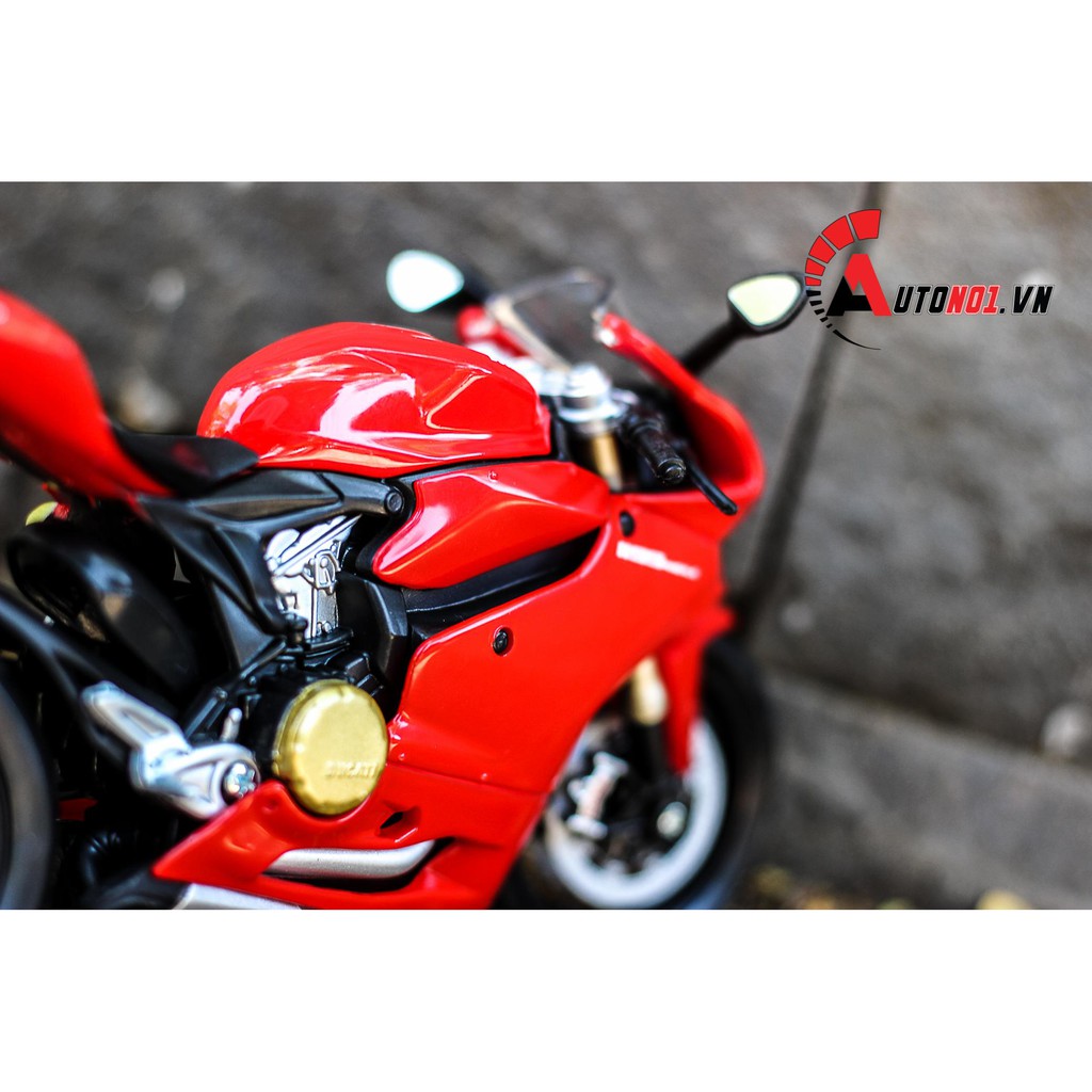 MÔ HÌNH XE DUCATI 1199 PANIGALE 2011 RED 1:12 MAISTO 1199