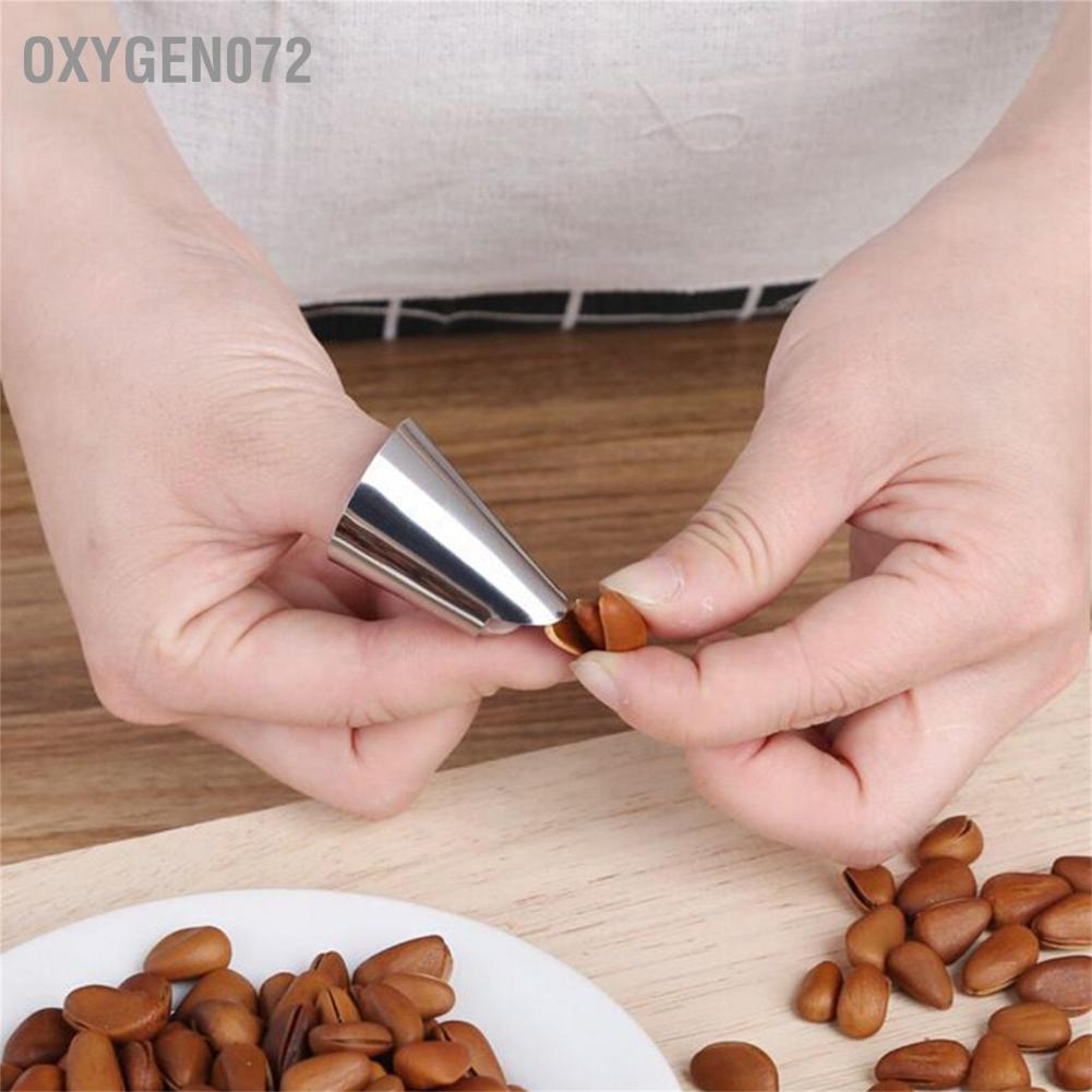 Oxygen072 Stainless Steel Finger Guard Rustproof Adjustable Cutting Protector for Household Kitchen