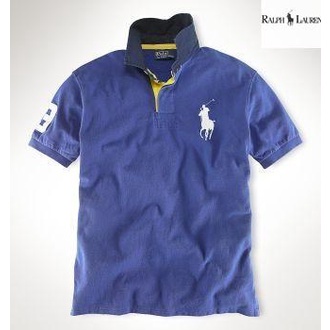 Áo polo Tay Ngắn Vải Cotton In Hình Ralph Lauren Cá Tính Cho Nam