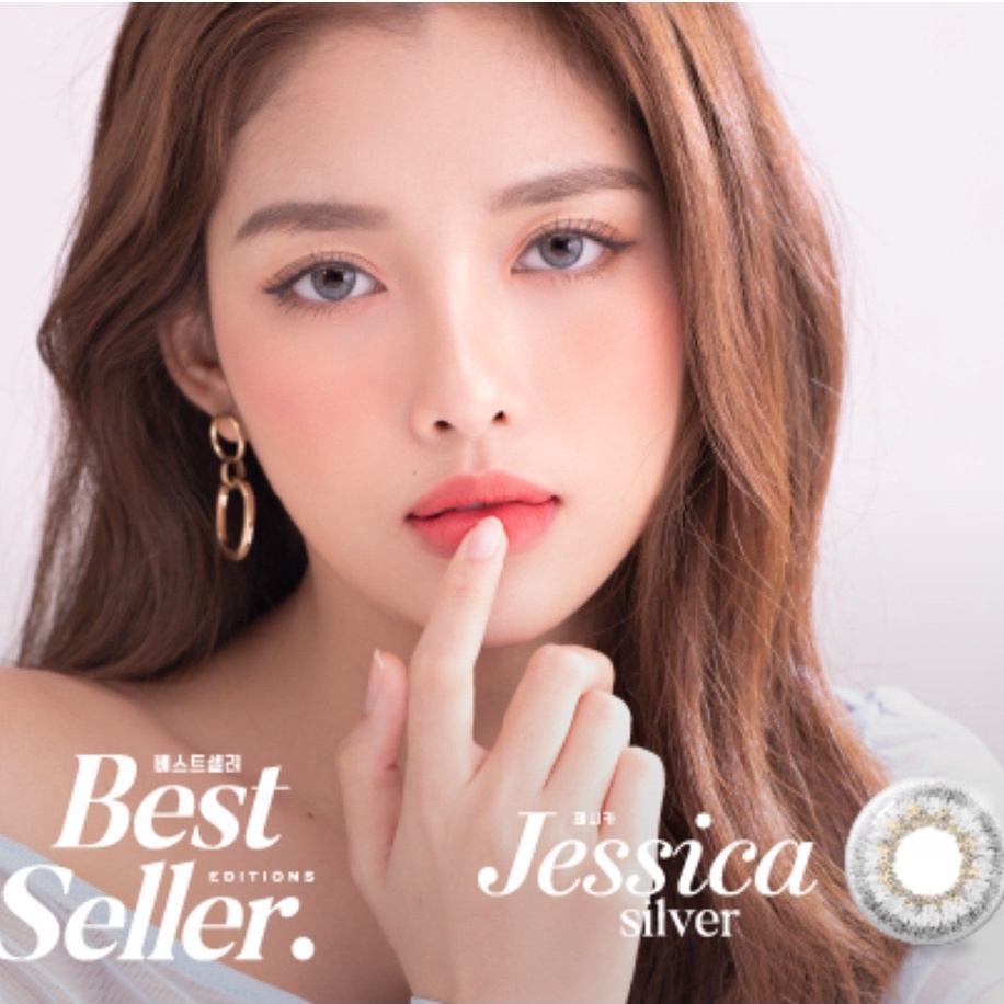 Kính áp tròng DOLL EYES Jessica Silver Limited Edition 14,2mm
