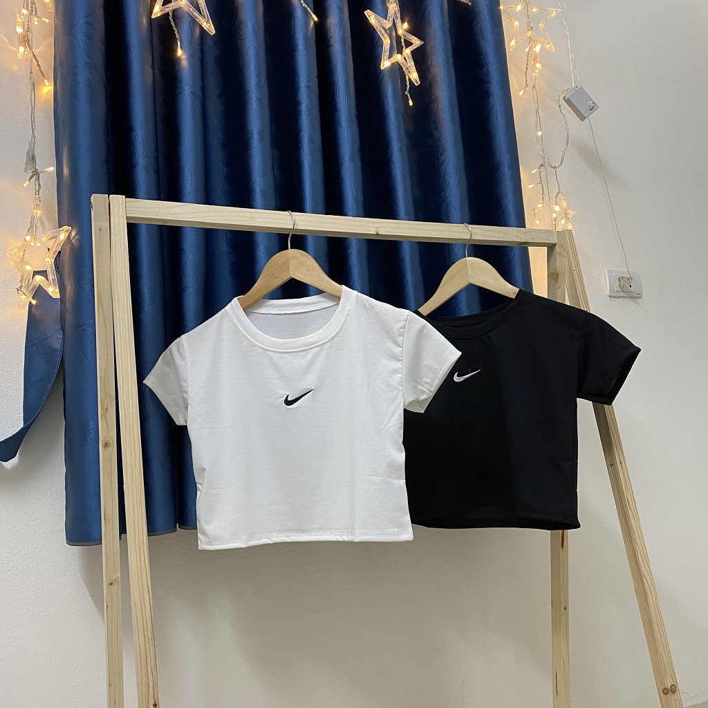 [FREE SHIP TỪ 50K ] Áo phông croptop 2 màu đen trắng chất đẹp 💓 Freeship 💓 Áo thun cộc tay freesize 2021 | BigBuy360 - bigbuy360.vn