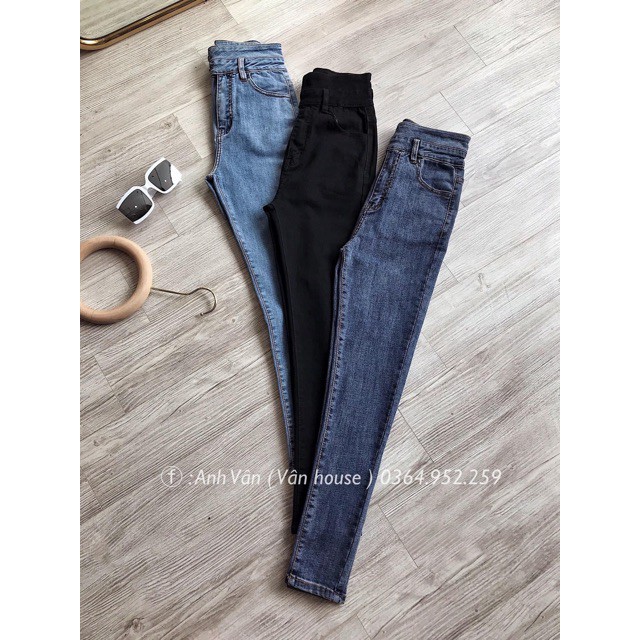 Thời Trang Nữ BÁN SỈ QUẦN JEAN CẠP CAO 3 KHUY CHO NỮ Phương Linh Shop