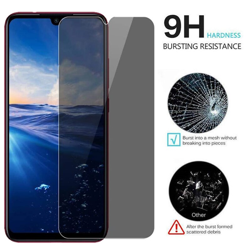 Kính cường lực chống nhìn trộm cho Xiaomi Mi 10 lite 9 8 6 Mi CC9 CC9E 8se