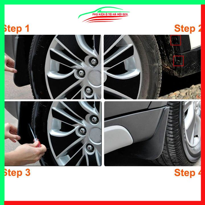Bộ 4 chắn bùn Peugeot 5008 2017-2019 chuẩn theo xe