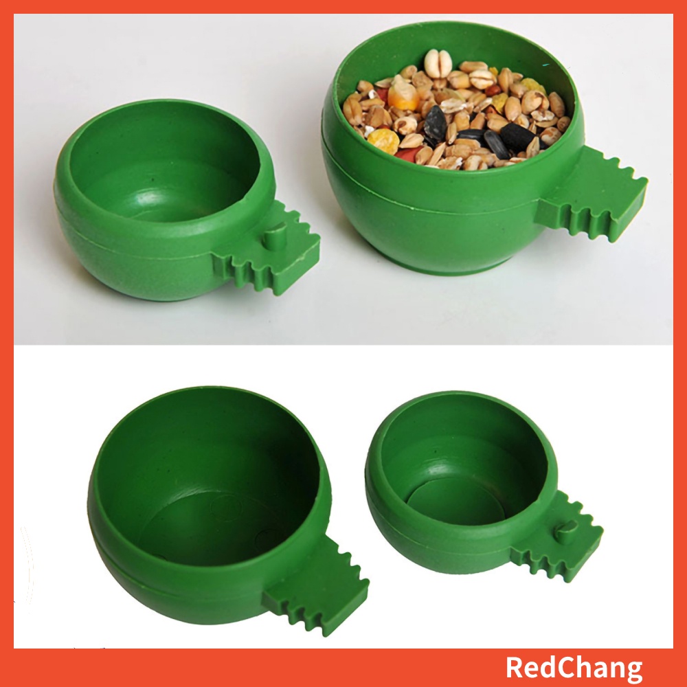 Tô Đựng Thức Ăn Cho Chim Cảnh Bằng Nhựa Hình Tròn Tiện Dụng