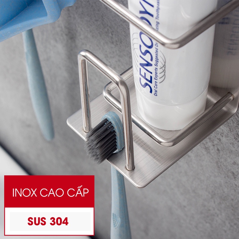 Kẹp gài bàn chải đánh răng cao cấp SUS 304 - BC02