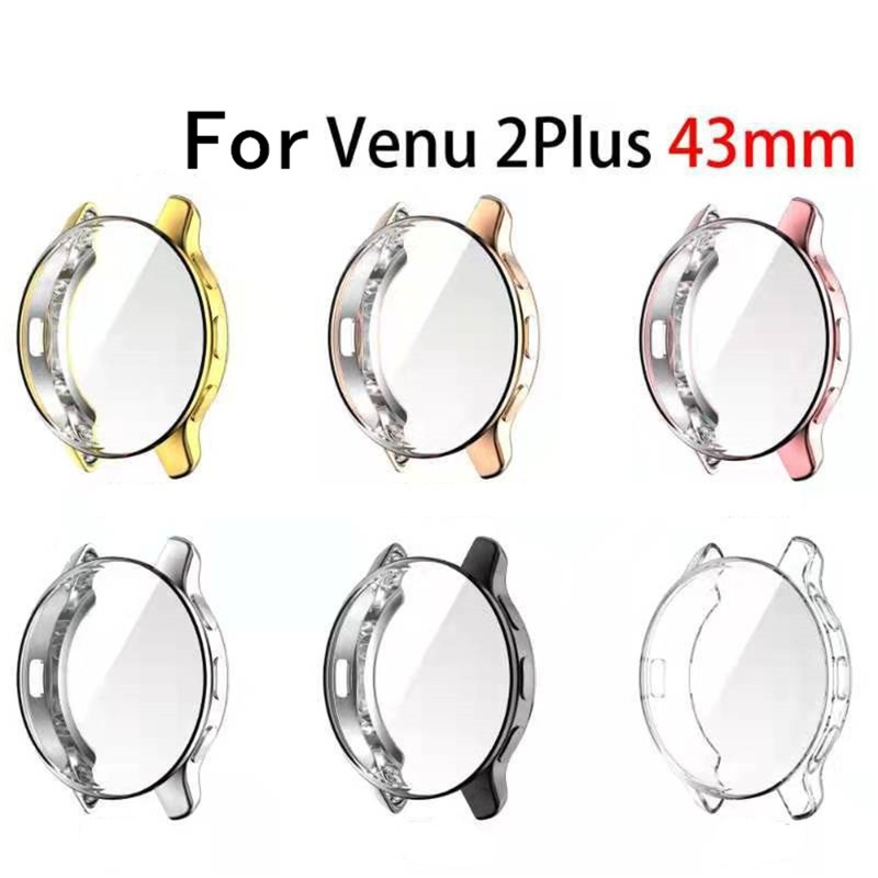 Ốp TPU Mềm Chống Trầy Bảo Vệ Màn Hình Đồng Hồ Garmin Venu 2 Plus 43mm