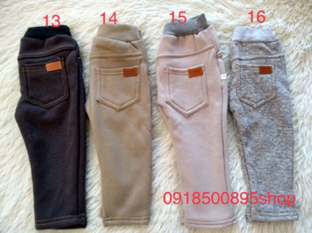 Combo 10 quần nỉ cho bé trai / bé gái