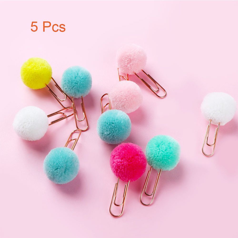 Set 81 Kẹp Giấy Bằng Kim Loại Màu Sắc Ngẫu Nhiên