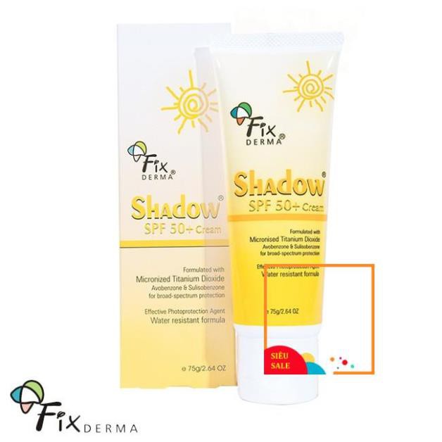 ( CHÍNH HÃNG ) KEM CHỐNG NẮNG SPF 50+ FIXDERMA SHADOW SPF 50+ CREAM