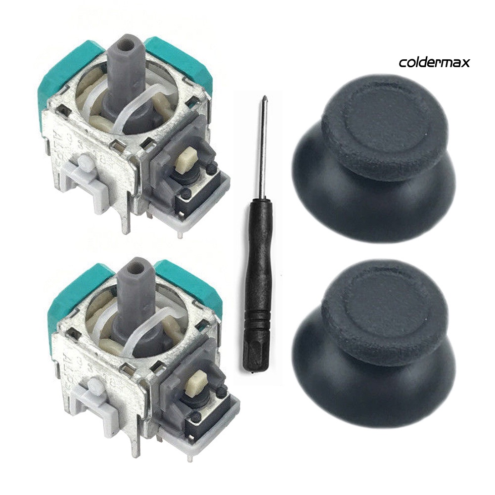 COLD ＊  2Pcs Analog Thumb Joystick Repair Parts Dualshock Replacement for PS4 Controller