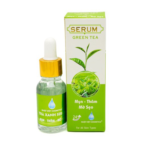 Serum Trà Xanh Mụn, Xóa Thâm, Mờ Sẹo (15ml)