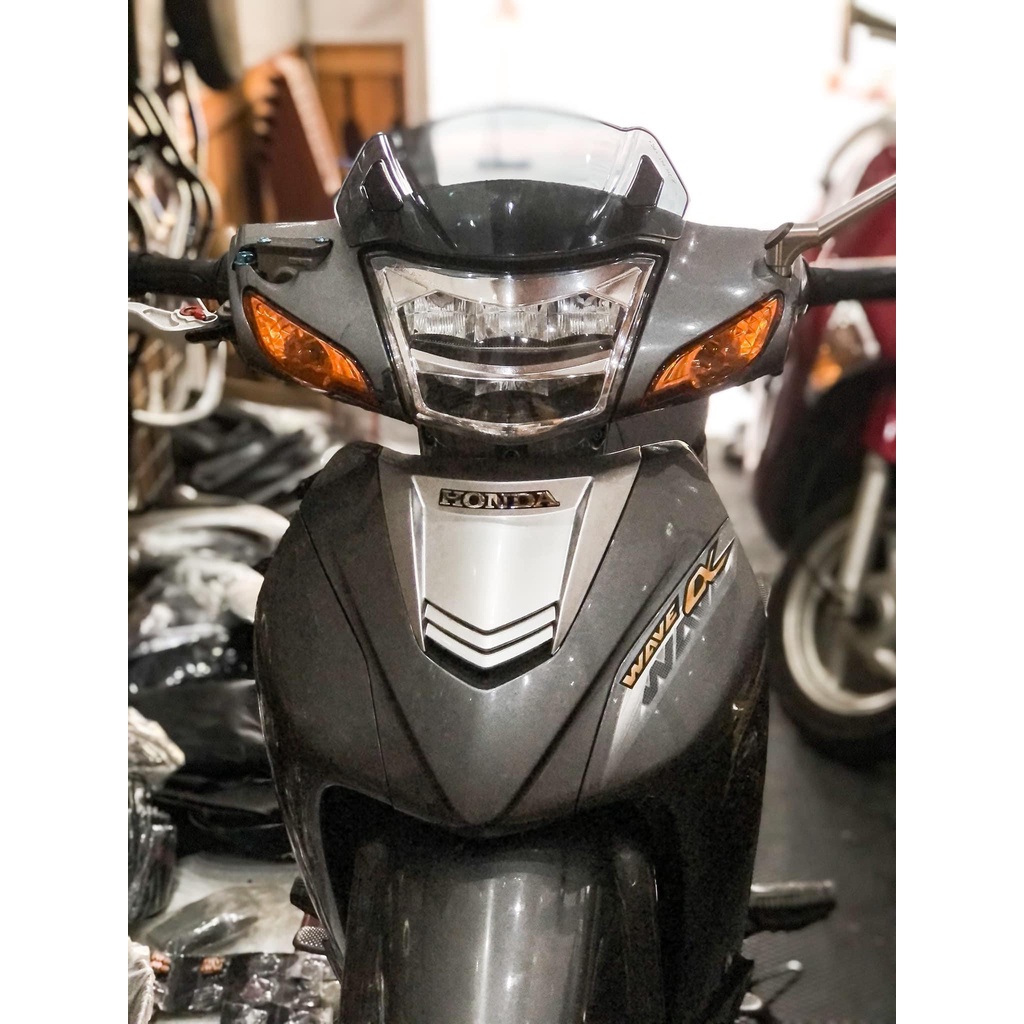 Kính chắn gió Zhipat Chính Hãng cho Wave A , Wave RS , Wave S , Wave 50cc