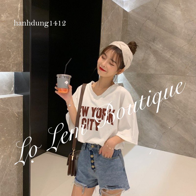 Áo Phông 🎉 FREESHIP 🎉 Áo Thun Tay Lỡ Nữ Unisex Oversize Chất Cotton Mềm Thoải Mái