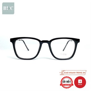 Gọng kính giả cận kiểu dáng vuông thanh mảnh 5129 BucShop dành cho nam nữ