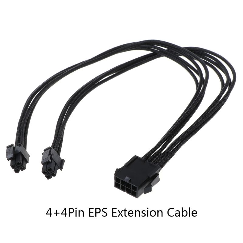 Dây cáp nguồn mở rộng 30/40CM CPU 8 Pin Male sang Female cho bo mạch chủ PC