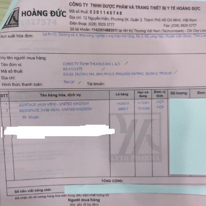 JOINTACE - Viên uống hỗ trợ xương khớp chắc khoẻ, vận động linh hoạt