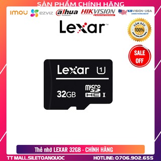 Thẻ nhớ Lexar 32GB - 64GB CHÍNH HÃNG